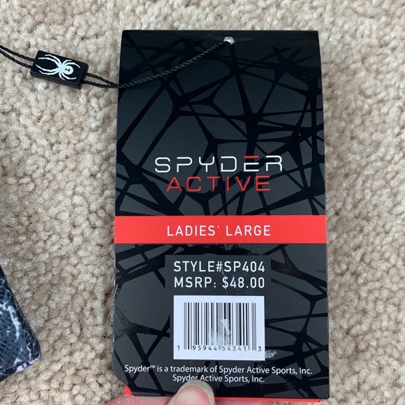 NWT Spyder racerback sports bra sz lg - Picture 5 of 8